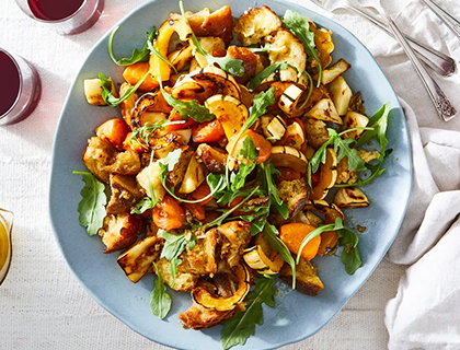 Summer Squash Panzanella